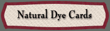 Natural Dye Recipe Card